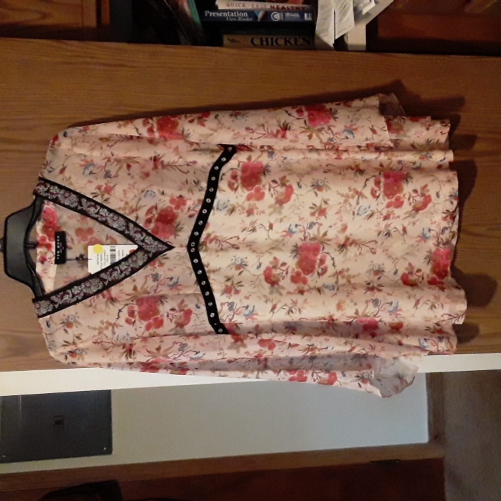 Sax 5th Avenue Few Moda boho floral mini Fairycore dress M